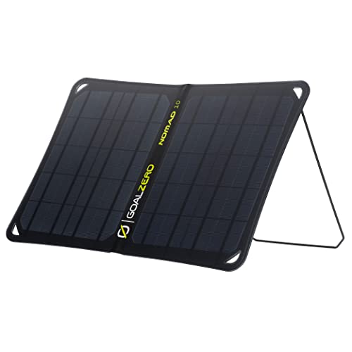Goal Zero Nomad 10, Panel Solar Unisex Adulto, Negro, 10 Watt