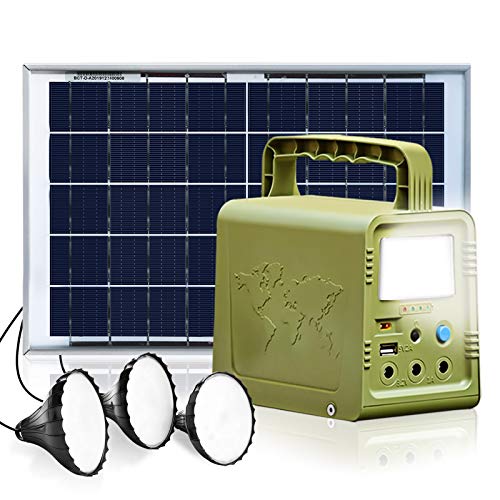 ECO-WORTHY 84Wh Sistema de Iluminación de Generador Solare de Estación de Energía Portátil con...